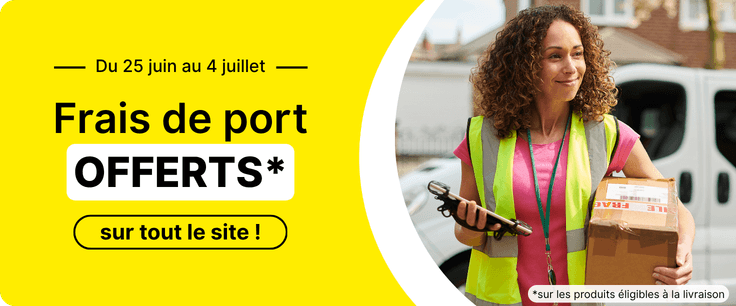 livraison offerte sur tout le site du 25 juin au 4 juillet 2026