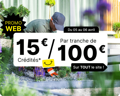 offre week-enn de p&acirc;ques - 15&euro; / 100&euro; sur tout le site