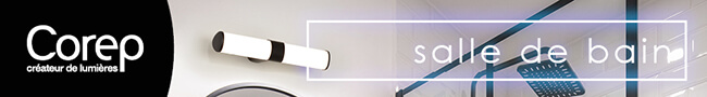 Eclairage de salle de bains Corep, r&eacute;glette, spoterie, applique, barre lumineuse, &eacute;clairage &eacute;tanche