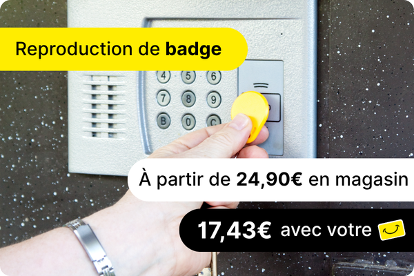 reproduction de badge