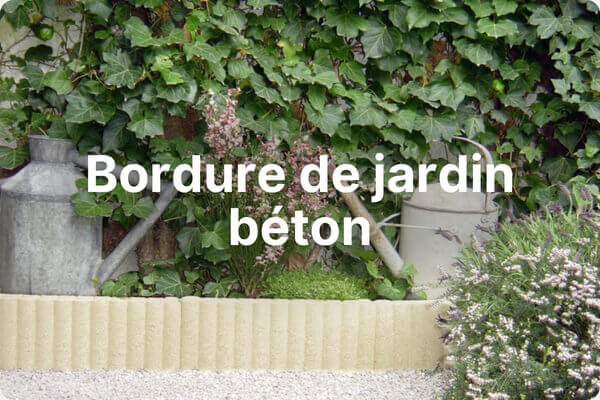 Bordure de jardin béton