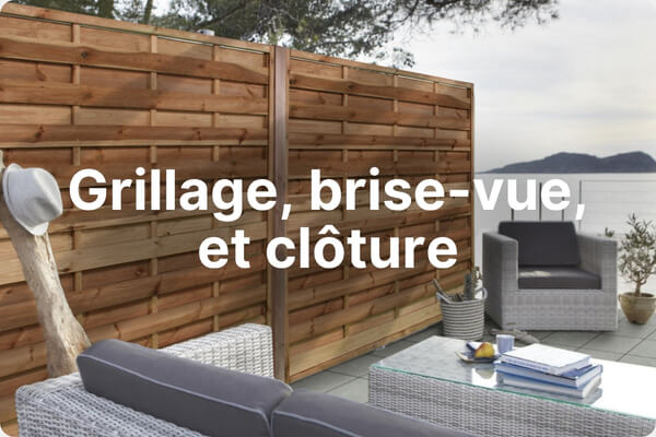 Grillage, brise-vue, Clôture