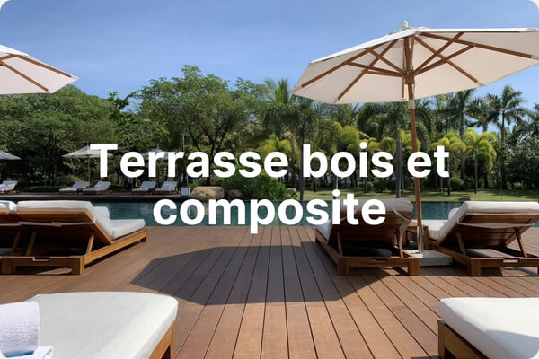 Terrasse bois et composite