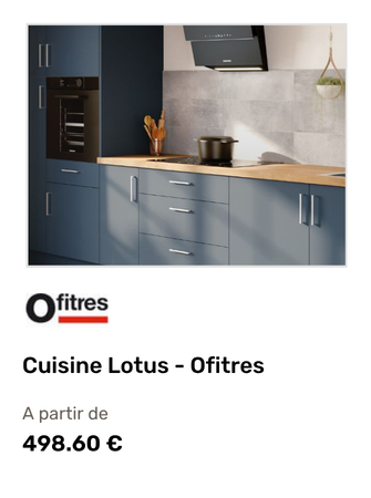 Gamme de cuisine Lotus