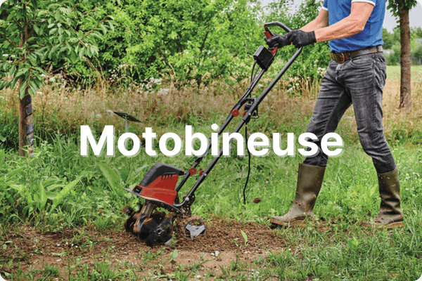 Motobineuse, bineuse et tarière