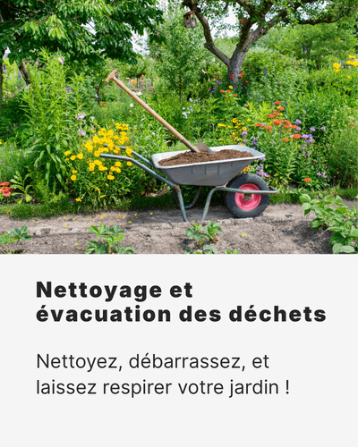 nettoyage et évacuation des déchets