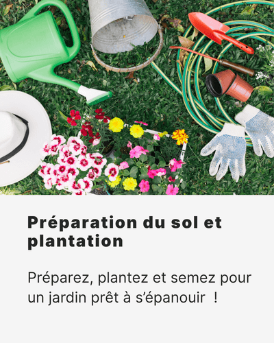 préparation du sol et entretien