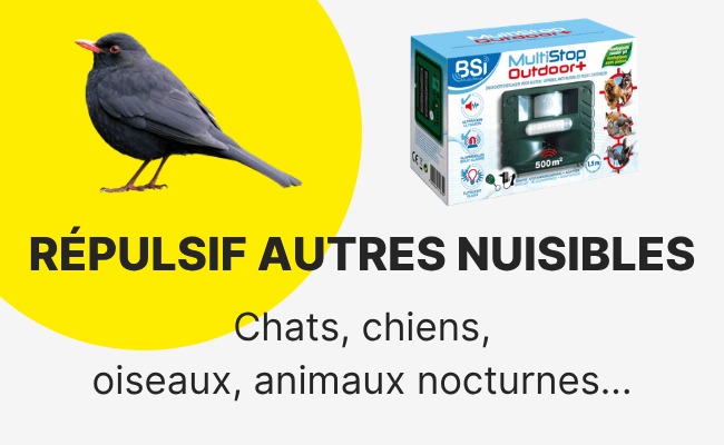 Insecticide et anti-nuisible - R&eacute;pulsif chien, chat et oiseau