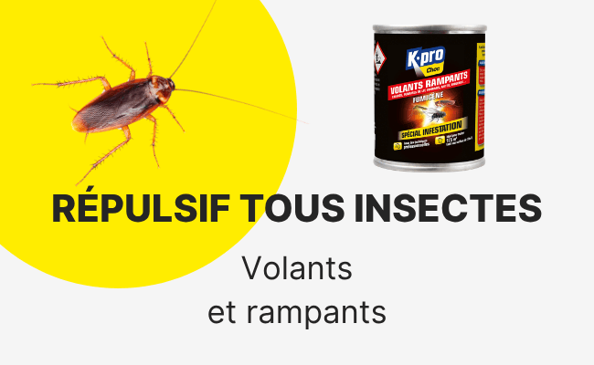 Insecticide et anti-nuisible - R&eacute;pulsif tous insectes