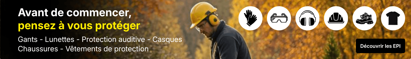 D&eacute;couvrez les &eacute;quipements de protection individuelle : Gants - Lunettes - Protection auditive - Casques Chaussures - V&ecirc;tements de protection