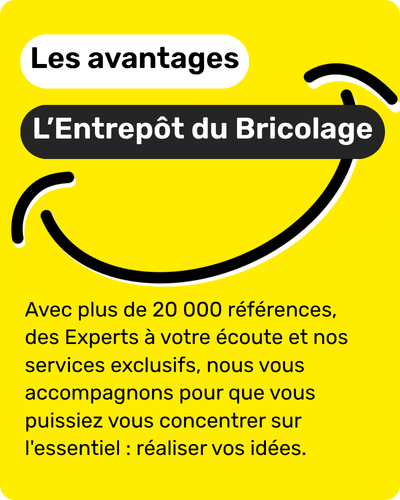 d&eacute;couvrez les services et les avantages que l'on propose &agrave; l'Entrep&ocirc;t du bricolage