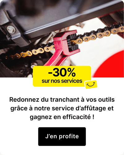 Service d&rsquo;aff&ucirc;tage pour vos cha&icirc;nes et outils