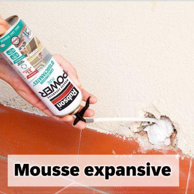 Gamme de mousses expansives Rubson pour l'isolation