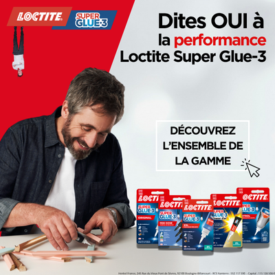 La gamme de colles Glue (cyanoacrylate)