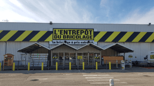 Façade de L'Entrepôt Du Bricolage de Moirans