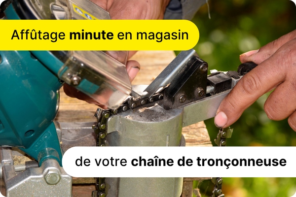 L'affûtage minute en magasin