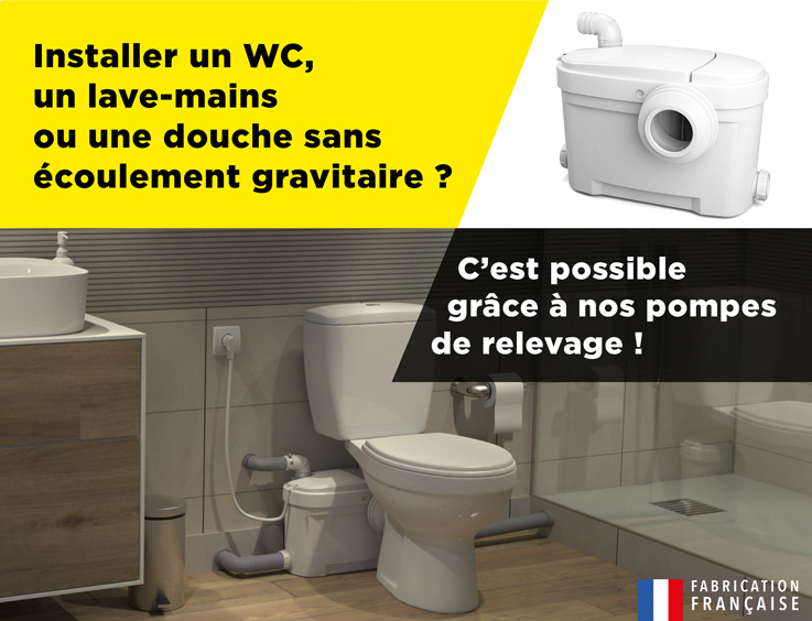 Broyeur sanitaire WC 600D : : Bricolage
