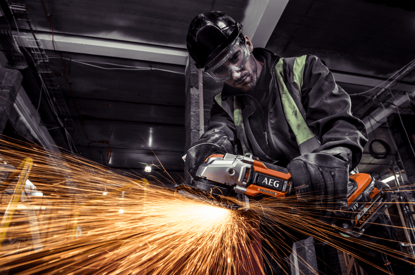 Meuleuse AEG gamme PRO18V