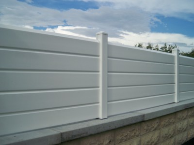 Clôture persienne PVC L 1500 x H 980 mm MOREY