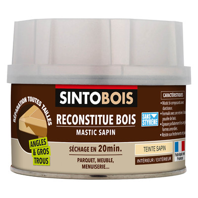 Mastic reconstituant bois sapin 190 gr SINTOBOIS