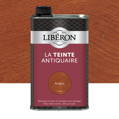 Teinte bois durs acajou 500 ml Libéron