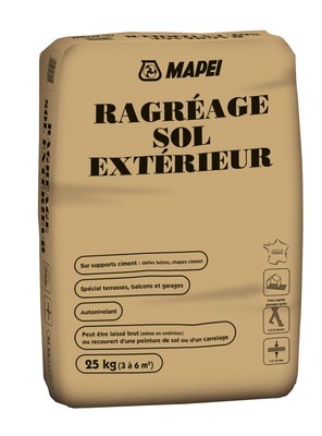 Ragréage sol extérieur 25 kg MAPEI
