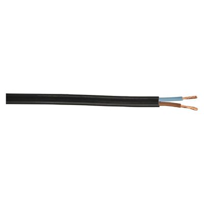 Câble HO3VVH-F 2 x 0.75 mm² 10 m noir, 354131