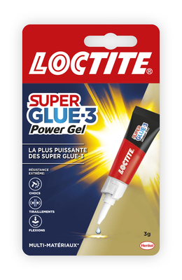 Colle Loctite Super-Glue 3 power flex 3g, 1223288