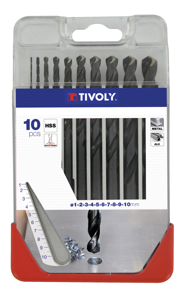Lot De 6 Foret à Métal HSS Diam.2 à 8 Mm TIVOLY | Leroy Merlin