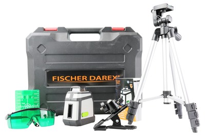 Niveau laser 360 degrés vert avec trépied FISCHER DAREX