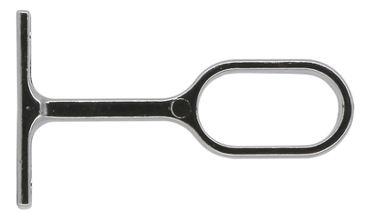 Embase ouverte pour barre de penderie Ø 25 ou 38 mm - Support barre