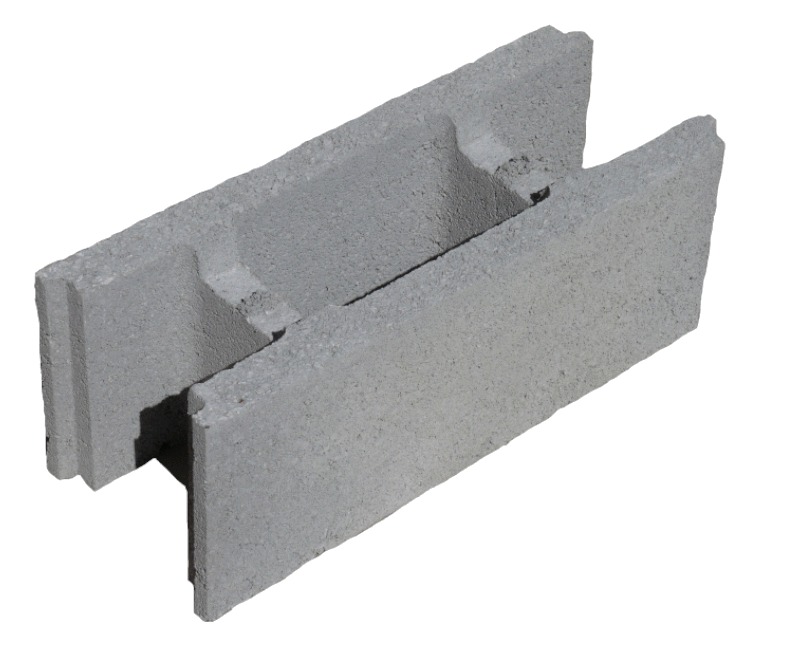 Parpaing A Bancher 20x20x50 Cm Fabemi 310968 Materiaux L Entrepot Du Bricolage