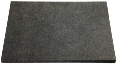 Dalle anti-bruit DIALL caoutchouc noir 60 x 60 x 1,5 cm (vendu à la dalle)