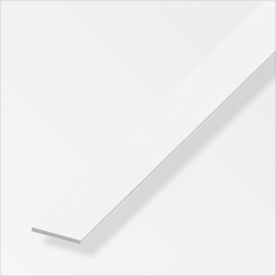 Profilé plat 30 x 3 mm PVC blanc 2.5 m ALFER, 984730, Quincaillerie