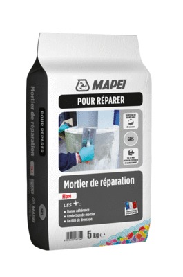 Mortier de réparation fibré VPI gris 5kg