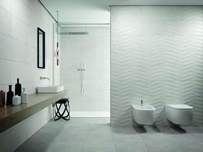 Carrelage Mural Barcelone Vague Gris Beton H 30 X L 60 Cm Ceram Industrie 1256791 Sol Et Mur Interieur L Entrepot Du Bricolage