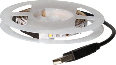 Ruban LED 3m prêt à l'emploi blanc froid USB 15W 5V COSY ARLUX
