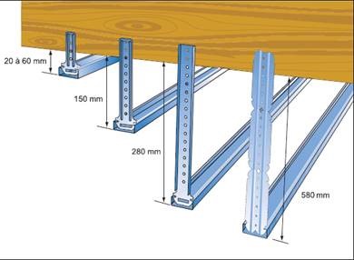 12 suspentes cliplaine 33 Stil® F530 - PLACO® - Mr.Bricolage