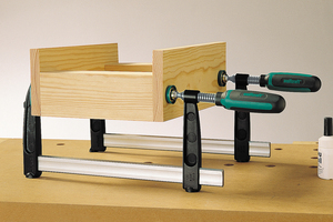 Serre-joint à Vis Wolfcraft 80-300 Mm - Force De Serrage 270 Kg - Pour Bois Et Bricolage