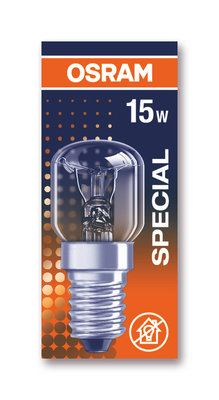 Ampoule Incandescent OSRAM E14 15W 85LM Mini pour Fours