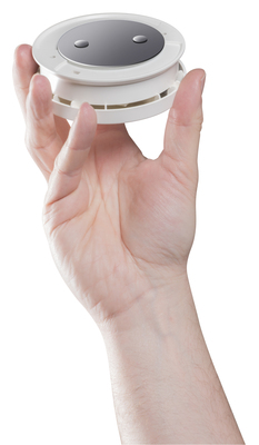ECENCE 3x Fixation pour détecteur de fumée Aimant Support magnétique  Plaquette aimantée Alarme de fumée Ø 70mm : : Bricolage