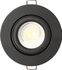 Spot LED encastrable GU10 BBC orientable Noir - Birdy ARLUX