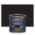 Peinture fer extérieur direct sur rouille finition lisse noir ferronnerie mat 2,5 L - HAMMERITE