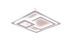 Plafonnier LED carré Mita blanc 9250 lumens blanc variable CCT - TRIO