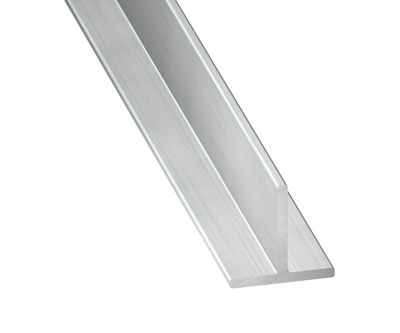 Profilé en T aluminium brut 20 x 20 x 1,5 mm 2m  CQFD