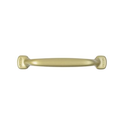 Poignée de meuble zamak or mat entraxe 96 mm par 4 REI