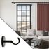 Support ouvert en métal 60 mm diam 28 mm Finition Noir brillant par 2 - MOBOIS