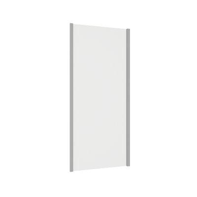 Paroi de douche latérale fixe 90x200 cm profilé chrome verre transparent 8 mm Signature - OCEA