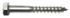 Tirefonds inox A2 10 x 80 mm par 2 DESA