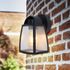 Applique extérieur E27 Kelsey S noir IP44  40W - COREP